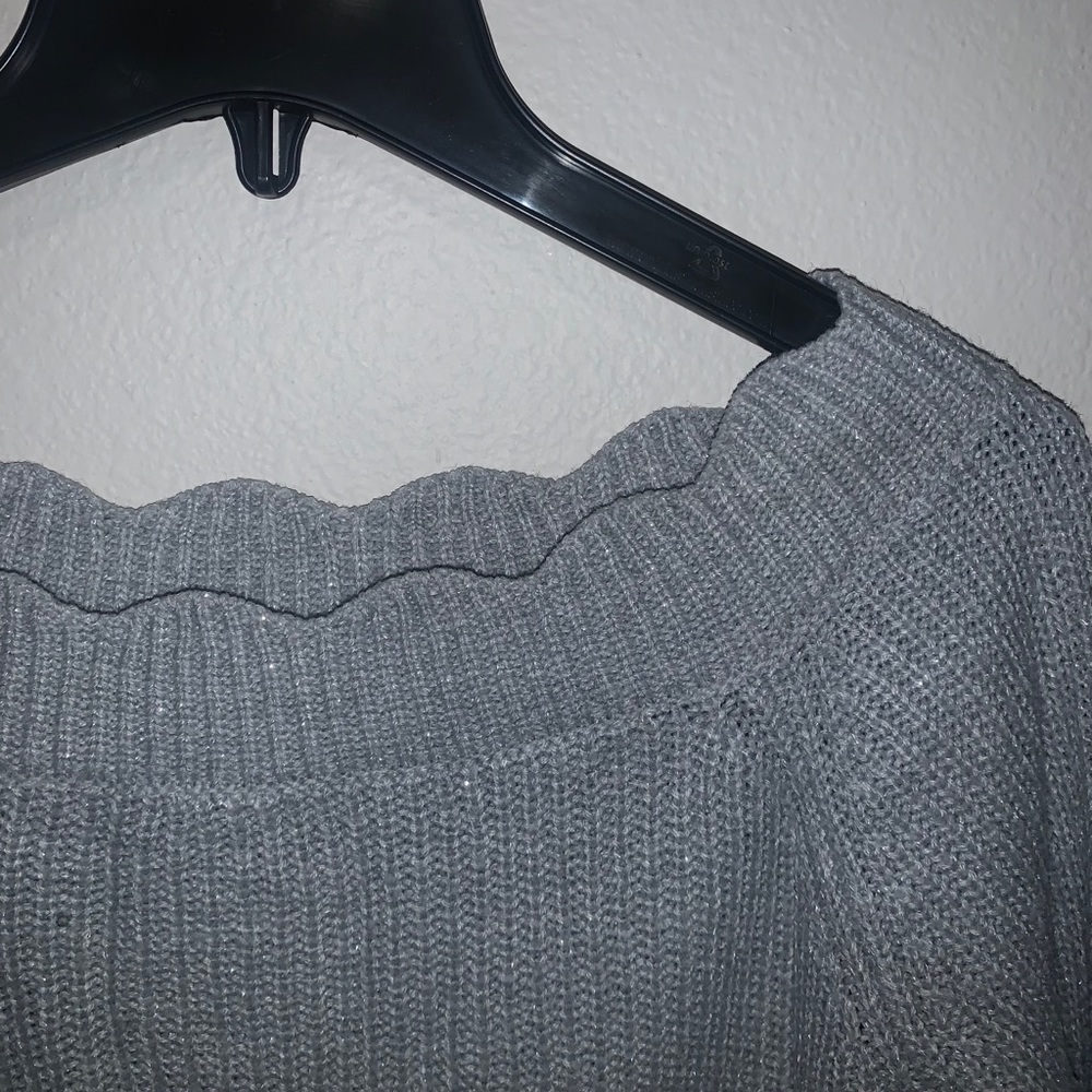 Gray Sparkle Sweater